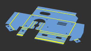 Sheet metal flat pattern